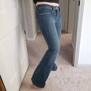 Hydraulic Jeans Flare Boot Low Cut Denim Size 9